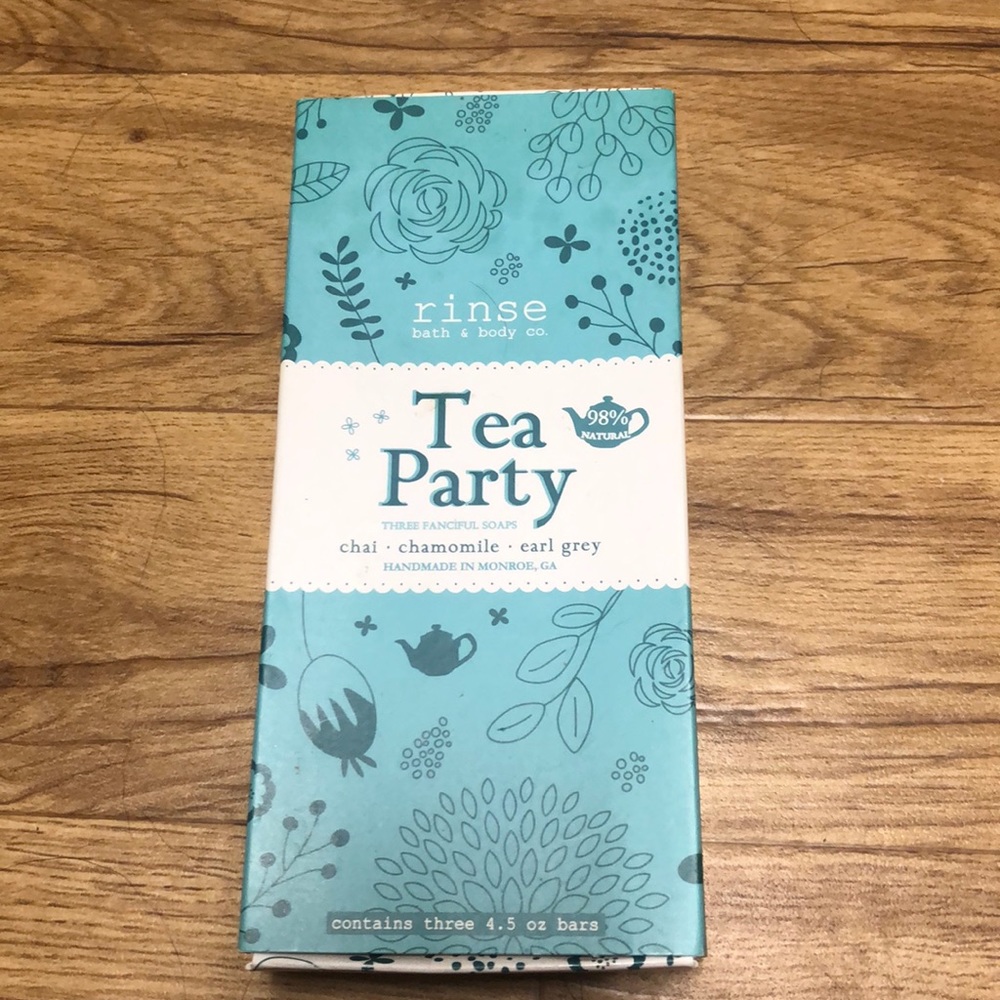 Rinse Bath and Body Company Tea Party Soap Set